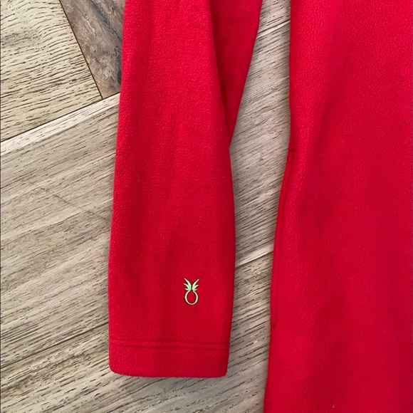 Dudley Stephens Cobble Hill sweater in red - Picture 6 of 7